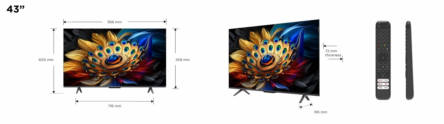 EAN 5901292523206 - TCL C65 50C655 Televisor 127 cm (50") 4K Ultra HD Smart TV Wifi Titanio 430 cd / m² imagen 2