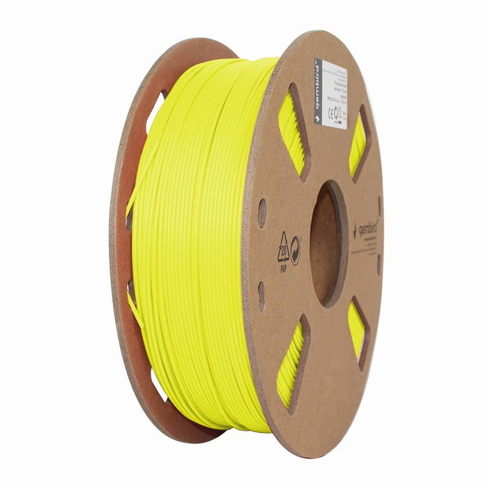 EAN 8716309094740 - Gembird 3DP-PLA1.75-01-FY material de impresión 3d Ácido poliláctico (PLA) Amarillo fluorescente 1,4 kg imagen 2