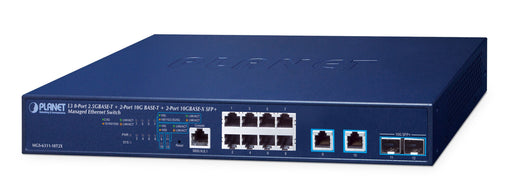 EAN 4711605287371 - PLANET Layer 3 8-Port 2.5GBASE-T + Gestionado L3 10G Ethernet (100/1000/10000) 1U Azul imagen 1