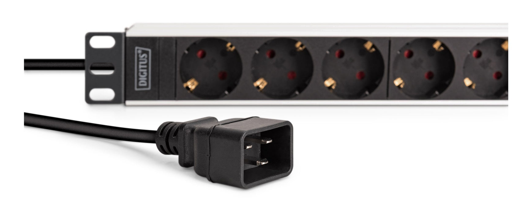 EAN 4016032501671 - Digitus DN-95440 unidad de distribución de energía (PDU) 9 salidas AC 1U Negro, Plata imagen 3