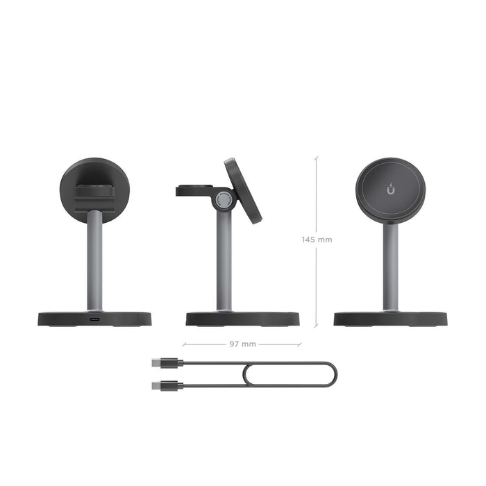 EAN 8435739903537 - AISENS ASCH-15W3WC066-BK cargador de dispositivo móvil Auriculares, Smartphone, Reloj inteligente Cargado imagen 4