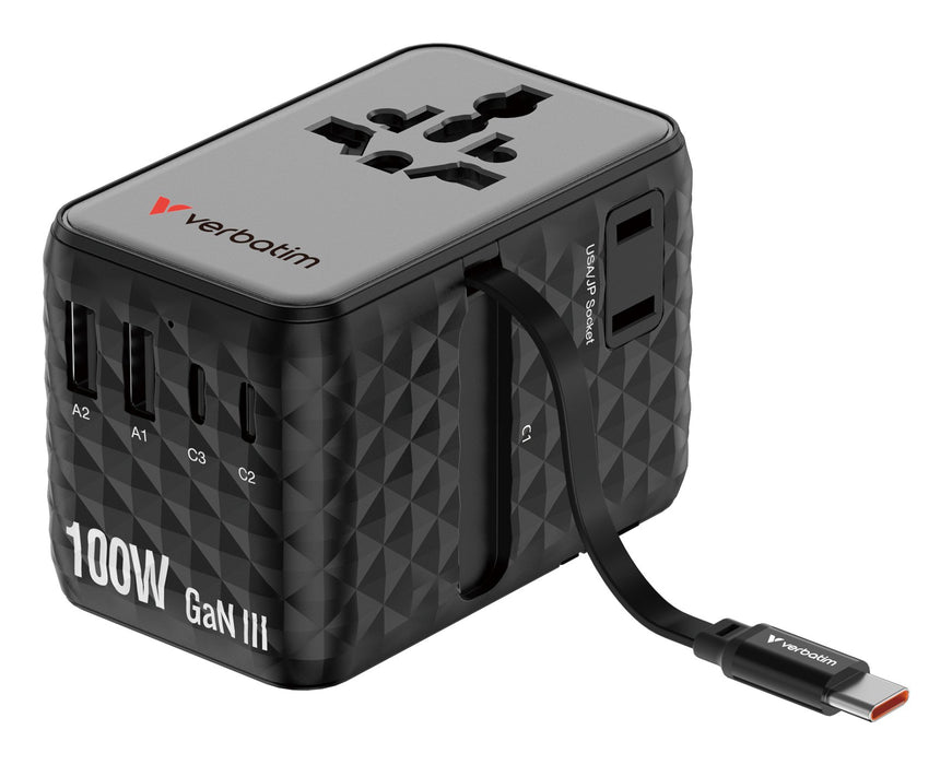 EAN 23942301912 - Verbatim 30191 cargador de dispositivo móvil Universal Negro Corriente alterna Carga rápida Interior imagen 3