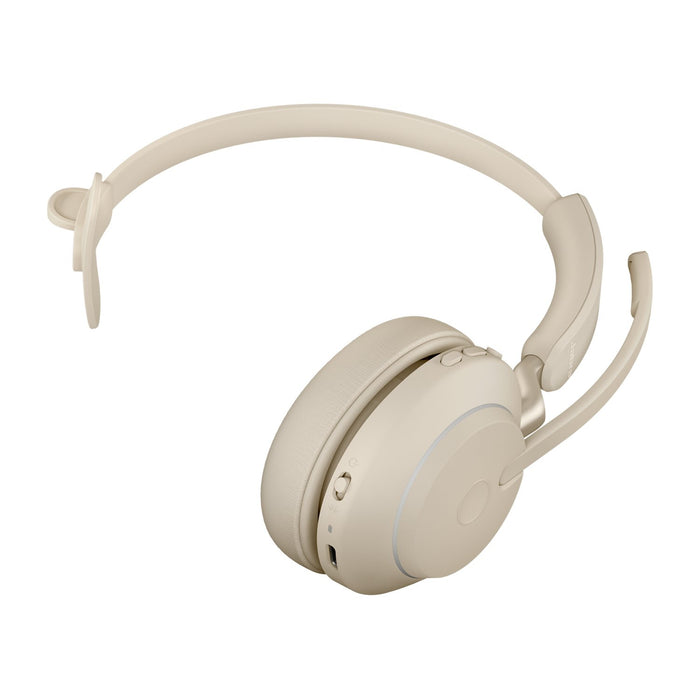 EAN 5706991023077 - Jabra Evolve2 65 Auriculares Inalámbrico Diadema Oficina/Centro de llamadas USB tipo A Bluetooth Beige imagen 5