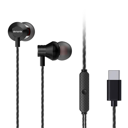 EAN 8435256900309 - Aiwa ESTM-50USB-C Auriculares Alámbrico Dentro de oído Llamadas/Música USB Tipo C Negro imagen 1