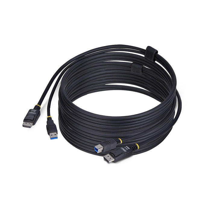 EAN 0065030912839 - StarTech.com DU12210-KVM-CABLE cable para video, teclado y ratón (kvm) Negro 3,1 m imagen 1
