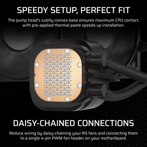 EAN 0840006687528 - Corsair Nautilus 240 RS Placa base Sistema de refrigeración líquida todo en uno Negro imagen 2