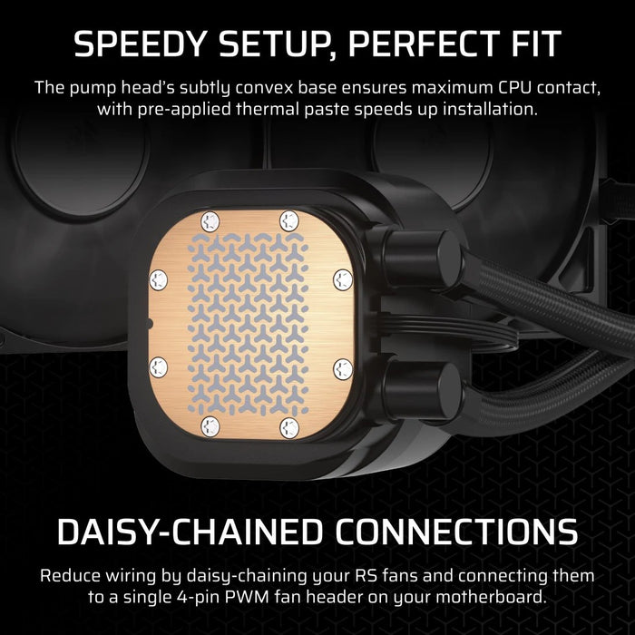 EAN 0840006687528 - Corsair Nautilus 240 RS Placa base Sistema de refrigeración líquida todo en uno Negro imagen 2