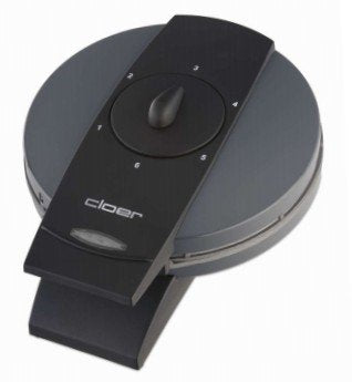 EAN 4004631012346 - Cloer 1625 gofrera 5 barquillo(s) 930 W Negro, Gris imagen 1