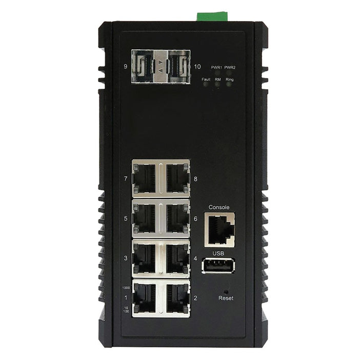 EAN 4717964703248 - Edimax IGS-5208 switch Gestionado Gigabit Ethernet (10/100/1000) Negro imagen 5