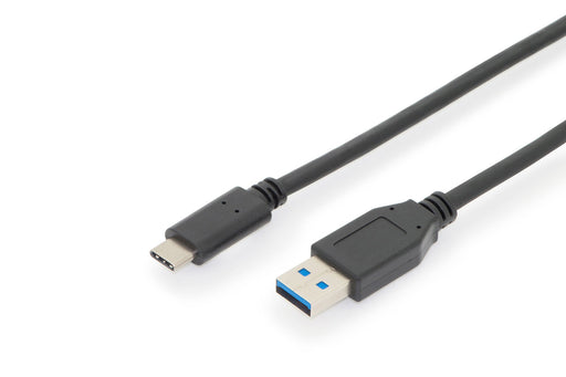 EAN 4016032438298 - Digitus AK-300146-010-S cable USB USB 2.0 1 m USB C USB A Negro imagen 1
