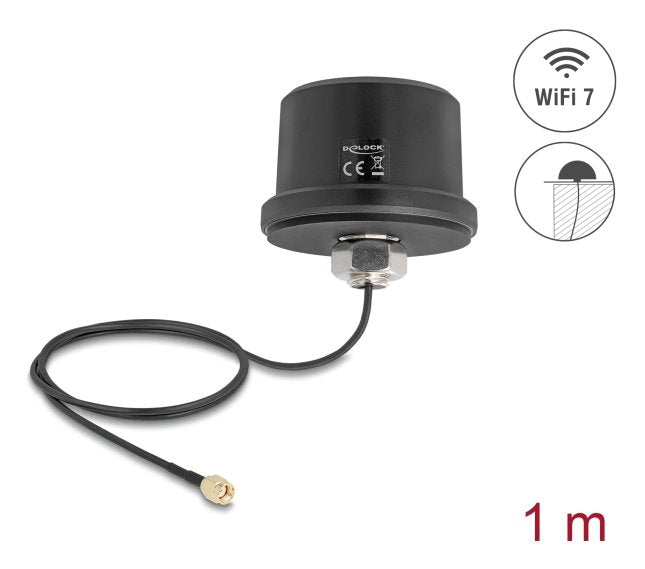 EAN 4043619814688 - DeLOCK 81468 antena para red Antena omnidireccional RP-SMA 3,5 dBi imagen 1