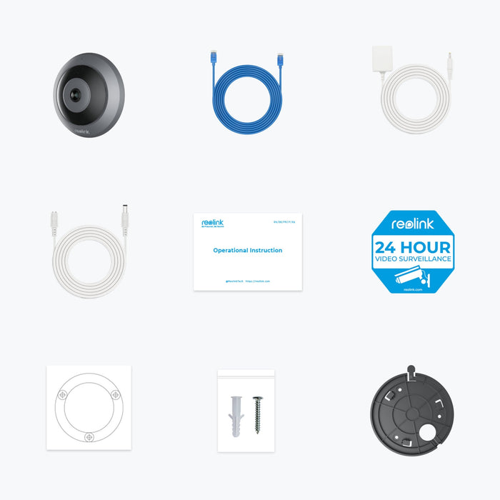 EAN 6975253983827 - Reolink Fisheye Series W520 Cámara de seguridad IP Interior 2560 x 2560 Pixeles Techo/pared imagen 3