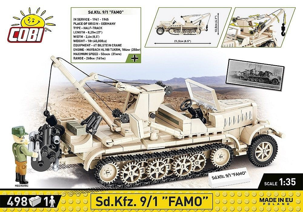 EAN 5902251022815 - COBI Sd.Kfz. 9/1 Famo imagen 3