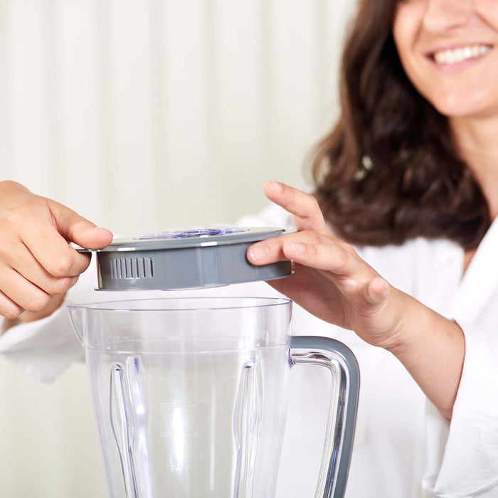 EAN 8432406120075 - Black & Decker BXJB500E licuadora 1,5 L Batidora de vaso 500 W Blanco imagen 3