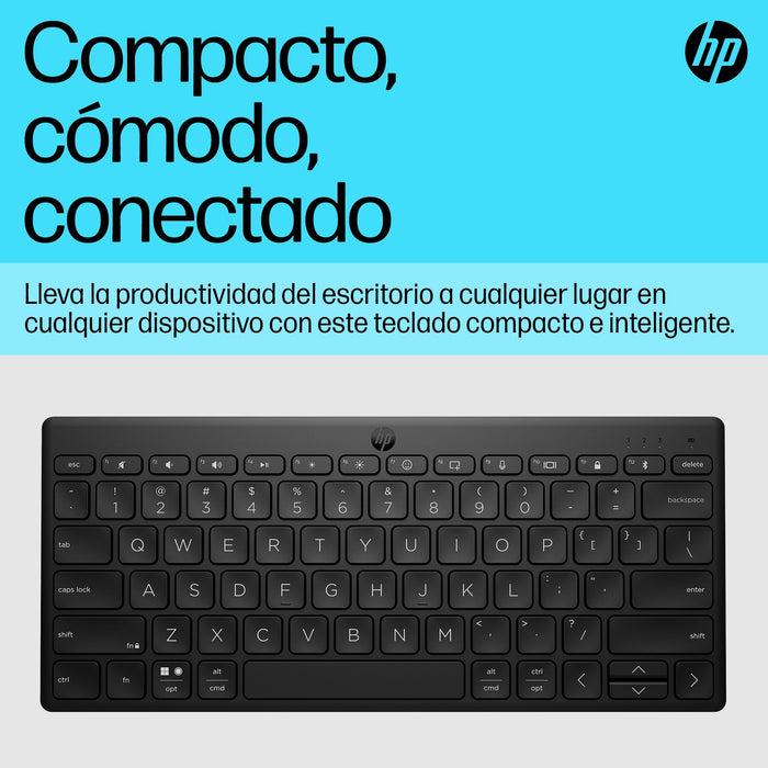 EAN 196548516445 - HP 355 Compact Multi-Device Keyboard teclado Hogar Negro imagen 4