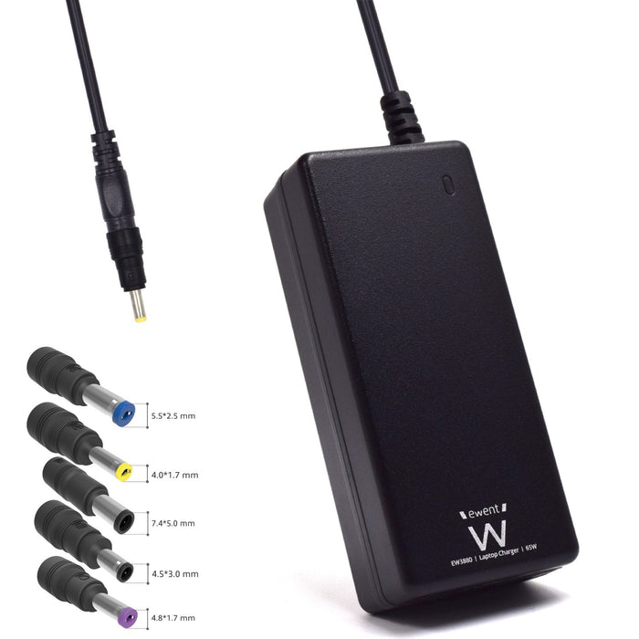 EAN 8052101431605 - Ewent EW3898 adaptador e inversor de corriente Interior 65 W Negro imagen 1