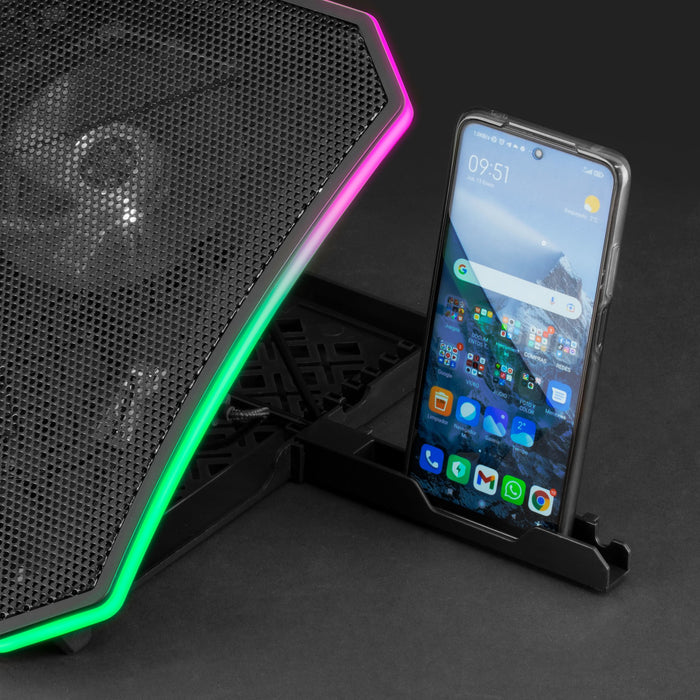 EAN 8435693100065 - Mars Gaming MNBC6 soporte para ordenador portátil Negro 48,3 cm (19") imagen 5