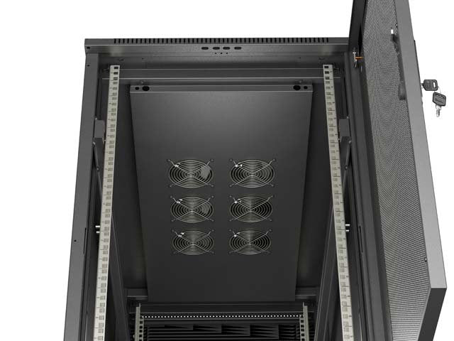 EAN 5901969447194 - Lanberg FF01-6222-23B armario rack 22U Rack o bastidor independiente Negro imagen 9