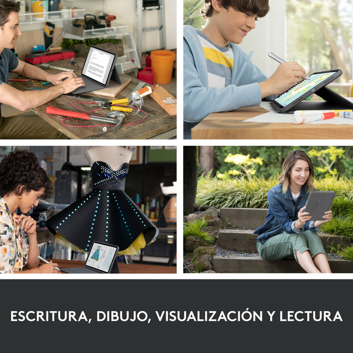 EAN 5099206106741 - Logitech 920-011203 teclado para móvil QWERTY Español Smart Connector Grafito imagen 4