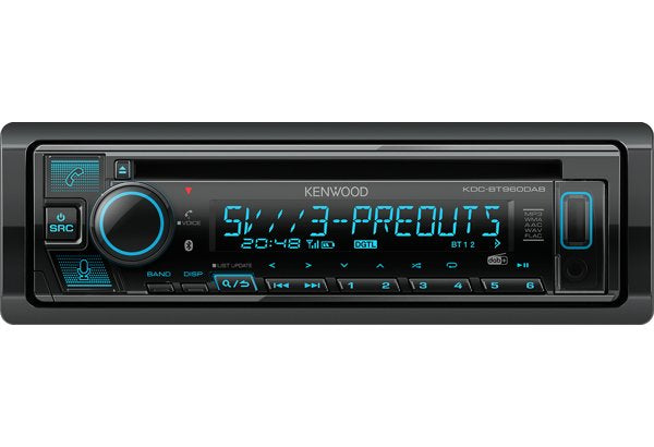 EAN 0019048233790 - Kenwood Electronics KDC-BT960DAB Negro 200 W Bluetooth imagen 1