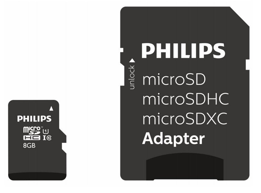 EAN 8719274669036 - Philips FM08MP45B/00 memoria flash 8 GB MicroSDHC UHS-I Clase 10 imagen 1
