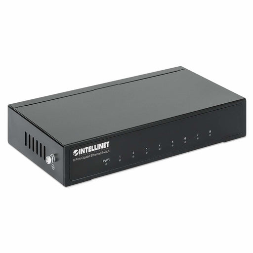 EAN 0766623530347 - Intellinet 530347 switch Gigabit Ethernet (10/100/1000) Negro imagen 2