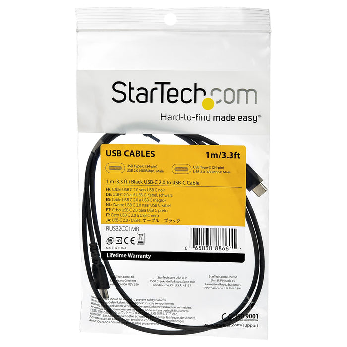 EAN 0065030886666 - StarTech.com RUSB2AC1MB cable USB USB A USB C imagen 7