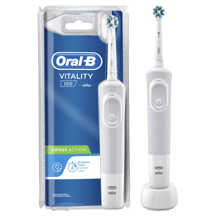 EAN 4210201199441 - Oral-B Vitality 100 CrossAction Adulto Cepillo dental oscilante Blanco imagen 1