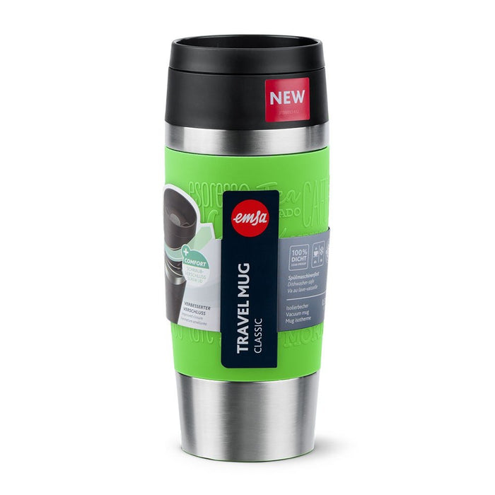 EAN 4009049544854 - EMSA Travel Mug Classic 36 ml Verde, Acero inoxidable imagen 4