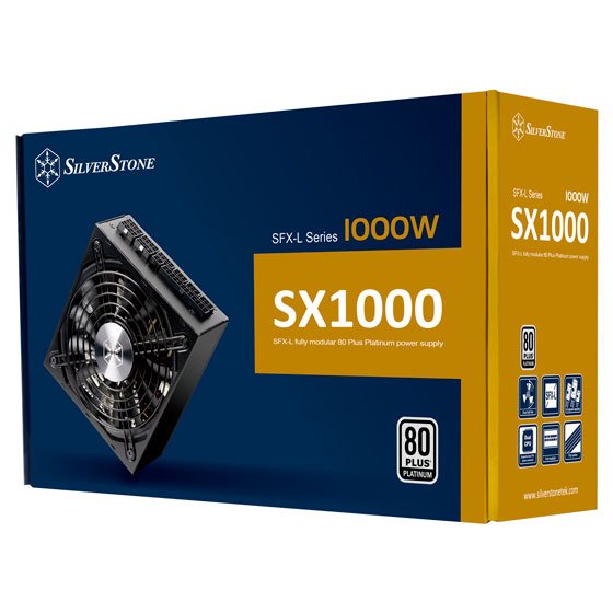 EAN 4710679810218 - Silverstone SX1000 unidad de fuente de alimentación 1000 W 24-pin ATX SFX-L Negro imagen 9