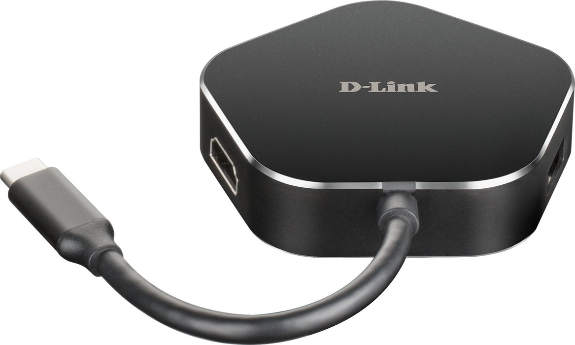 EAN 0790069447761 - D-Link DUB-M420 base para portátil y replicador de puertos Alámbrico Thunderbolt 3 Aluminio, Negro imagen 1
