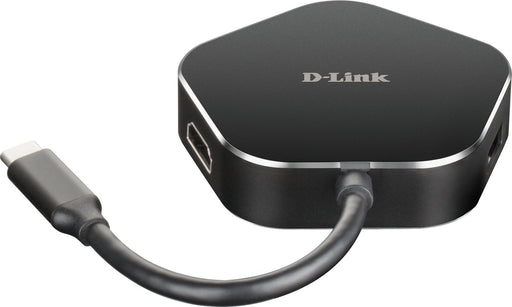 EAN 0790069447761 - D-Link DUB-M420 base para portátil y replicador de puertos Alámbrico Thunderbolt 3 Aluminio, Negro imagen 1