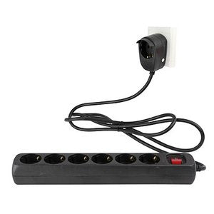 EAN 4006341700919 - REV 0012692514 base múltiple 2 m 7 salidas AC Interior Negro imagen 1