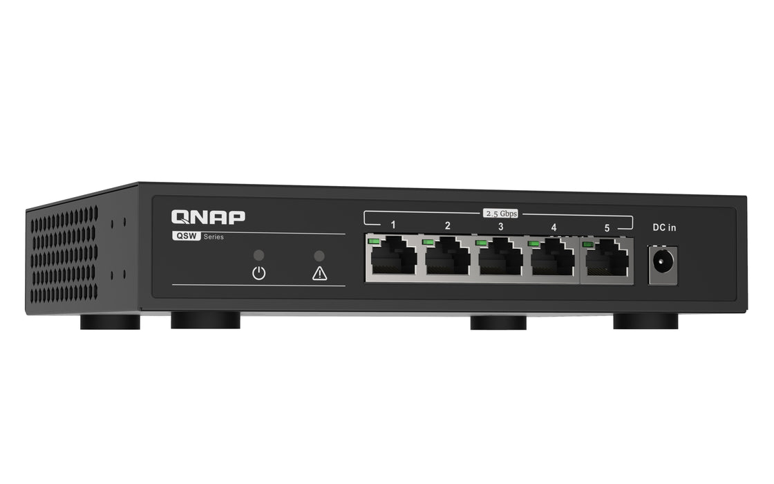 EAN 4713213517581 - QNAP QSW-1105-5T switch No administrado Gigabit Ethernet (10/100/1000) Negro imagen 3