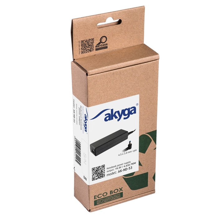 EAN 5901720134295 - Akyga AK-ND-53 adaptador e inversor de corriente Interior 90 W Negro imagen 6