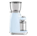 EAN 8017709317980 - Smeg CGF11PBEU molinillo de café 150 W Azul, Transparente imagen 3