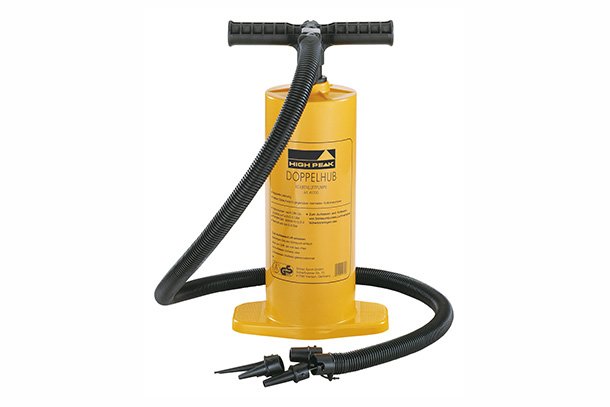 EAN 4001690497022 - High Peak 49702 bombas de aire manuales Negro, Amarillo Bomba de aire manual imagen 1