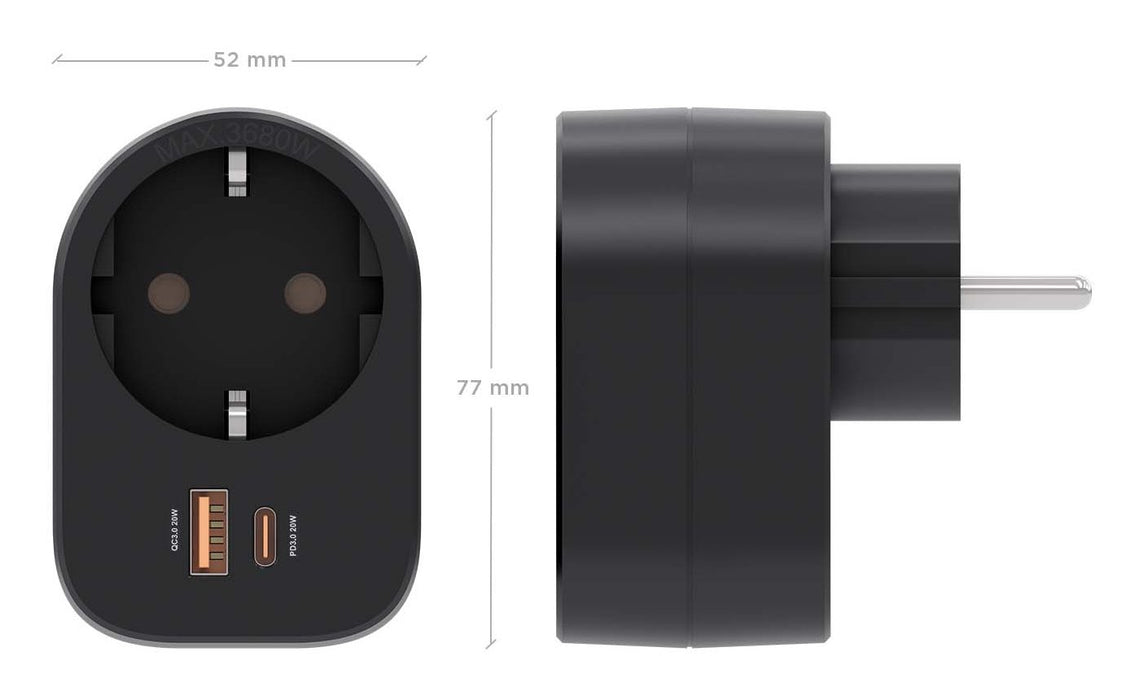 EAN 8435739901717 - AISENS ASPS-1A1C07-BK cargador de dispositivo móvil Universal Corriente alterna Carga rápida Interior imagen 4