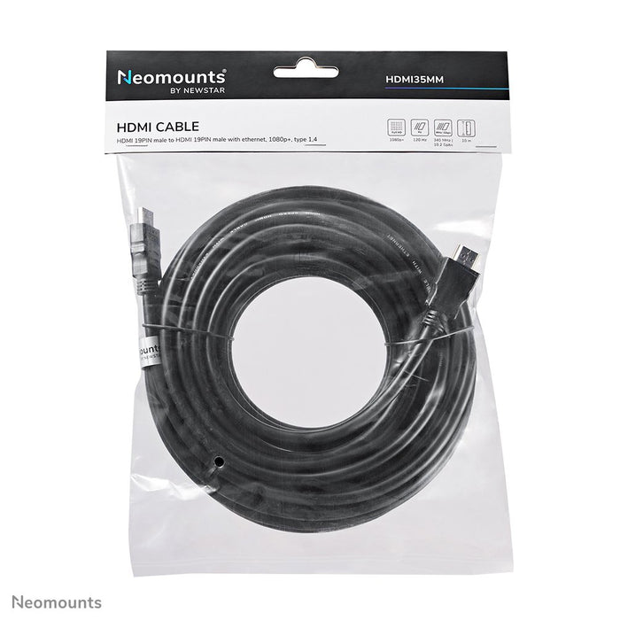 EAN 8717371442743 - Neomounts HDMI35MM cable HDMI 10 m HDMI tipo A (Estándar) Negro imagen 4