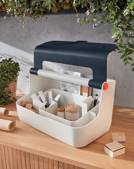 EAN 4002432126217 - Leitz 61250089 caja de almacenaje Otro ABS sintéticos Gris, Blanco imagen 3