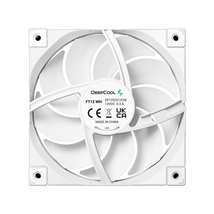 EAN 6933412710769 - DeepCool FT12 WH Carcasa del ordenador Ventilador 12 cm Blanco 1 pieza(s) imagen 4