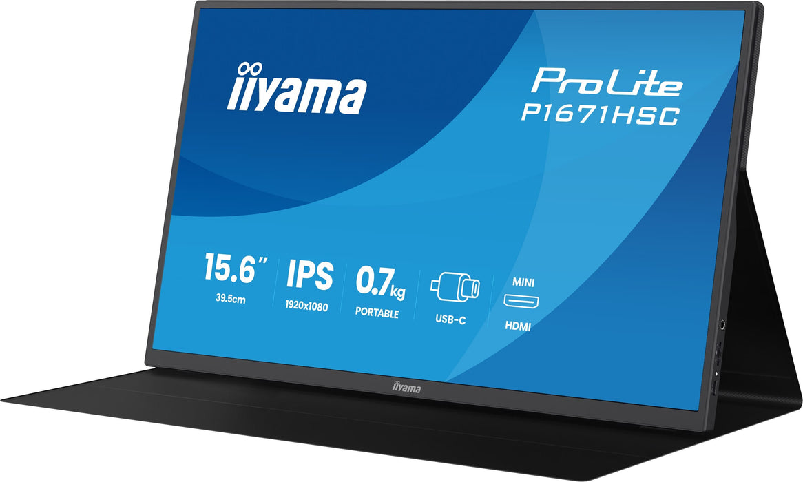 EAN 4948570126309 - iiyama ProLite P1671HSC-B1 pantalla para PC 39,6 cm (15.6") 1920 x 1080 Pixeles Full HD LED Negro imagen 6