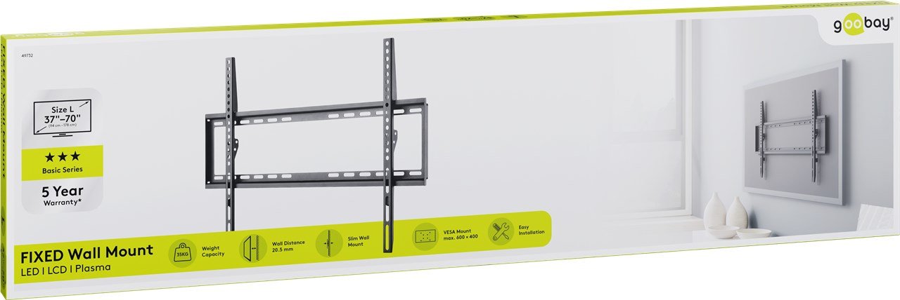 EAN 4040849497322 - Goobay 49732 soporte para TV 177,8 cm (70") Negro imagen 9