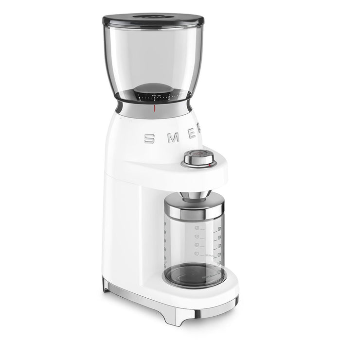 EAN 8017709283049 - Smeg CGF01WHEU molinillo de café 150 W Blanco imagen 4