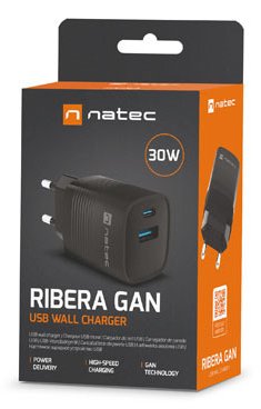 EAN 5901969444223 - NATEC NUC-2141 cargador de dispositivo móvil Universal Negro Corriente alterna Carga rápida Interior imagen 9