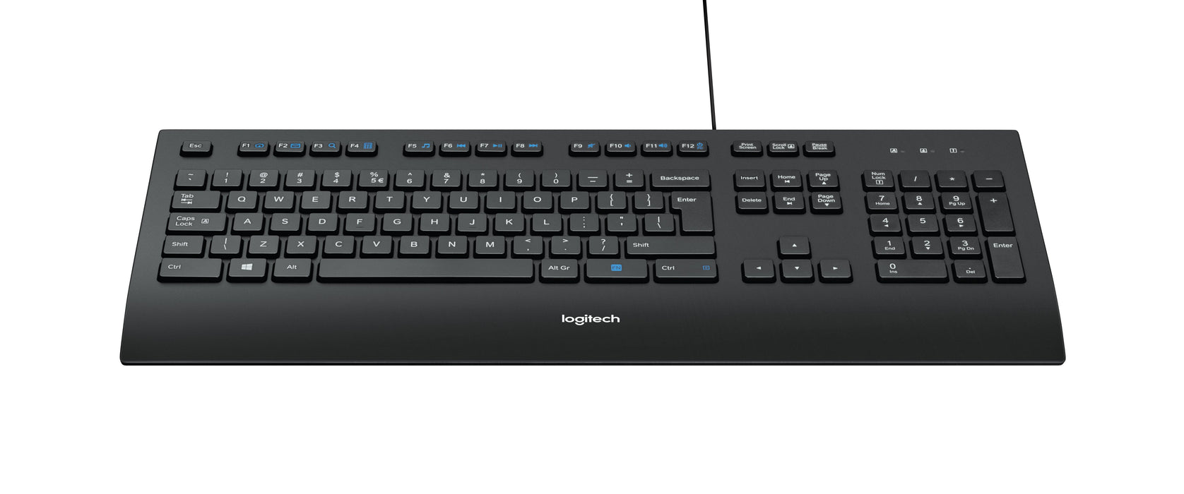 EAN 5099206046856 - Logitech K280E Pro f/ Business teclado Oficina USB QWERTY Internacional de EE.UU. Negro imagen 1