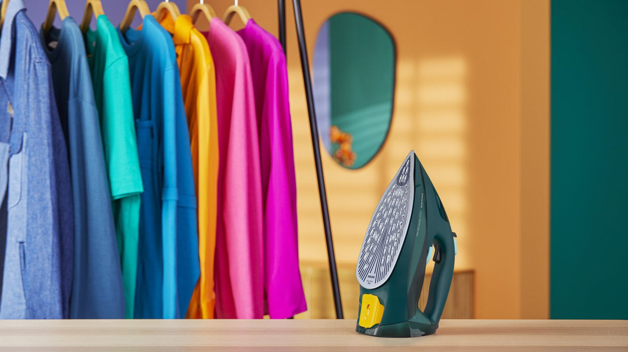 EAN 8720389015809 - Philips 7000 series DST7050/70 plancha Plancha a vapor Suela SteamGlide Elite 2800 W Verde imagen 1