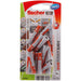 EAN 4048962237030 - Fischer 534994 tornillo de anclaje y taco 18 pieza(s) Juego de enchufes de pared y tornillos 40 mm imagen 1