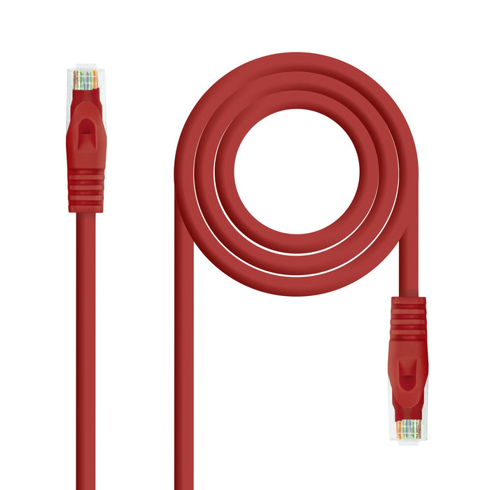 EAN 8433281008878 - Nanocable 10.20.1800-R cable de red 0,5 m Cat6a U/UTP (UTP) imagen 1