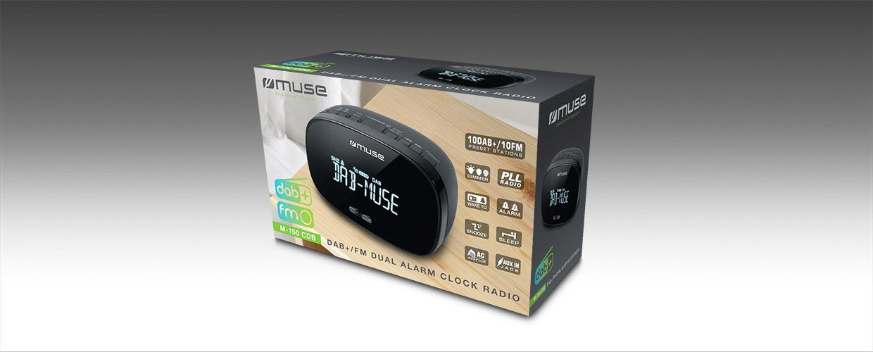 EAN 3700460207199 - Muse M-150 CDB radio Reloj Analógico y digital Negro imagen 3